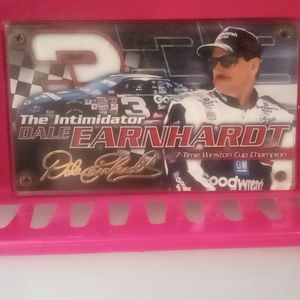 24K gold signature autographed Dale Earnhardt plaque